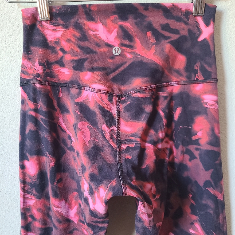 Lululemon Align High-Rise Pink and Black Leggings - Picture 8 of 13